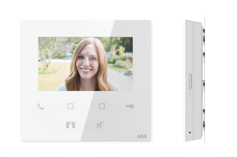 Cienka, elegancka obudowa wewnętrznej stacji wideo 4,3 cala z łączem Wi-Fi