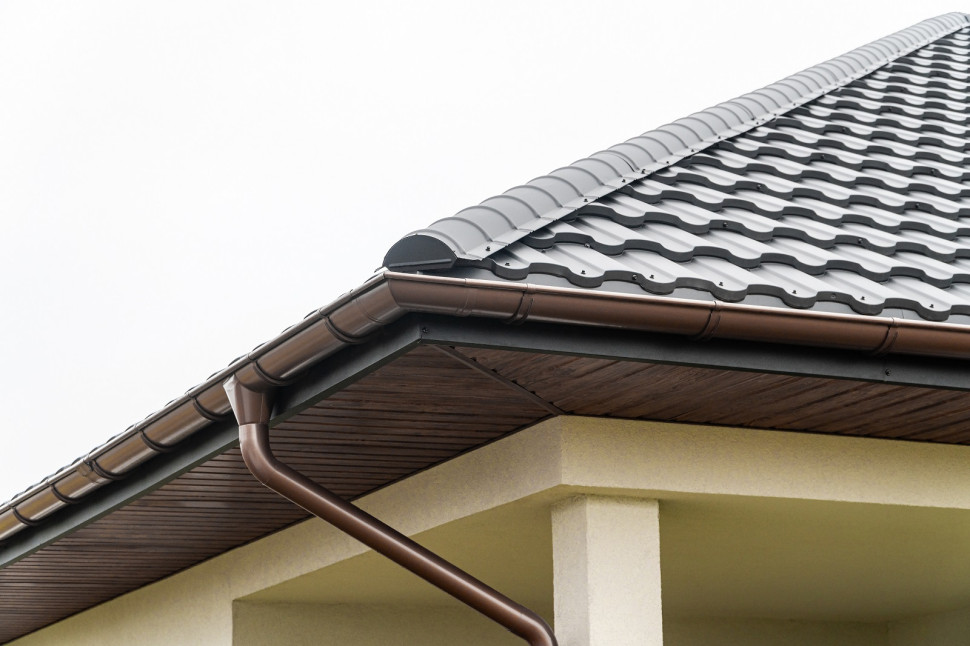 Rynny w kolorze brąz