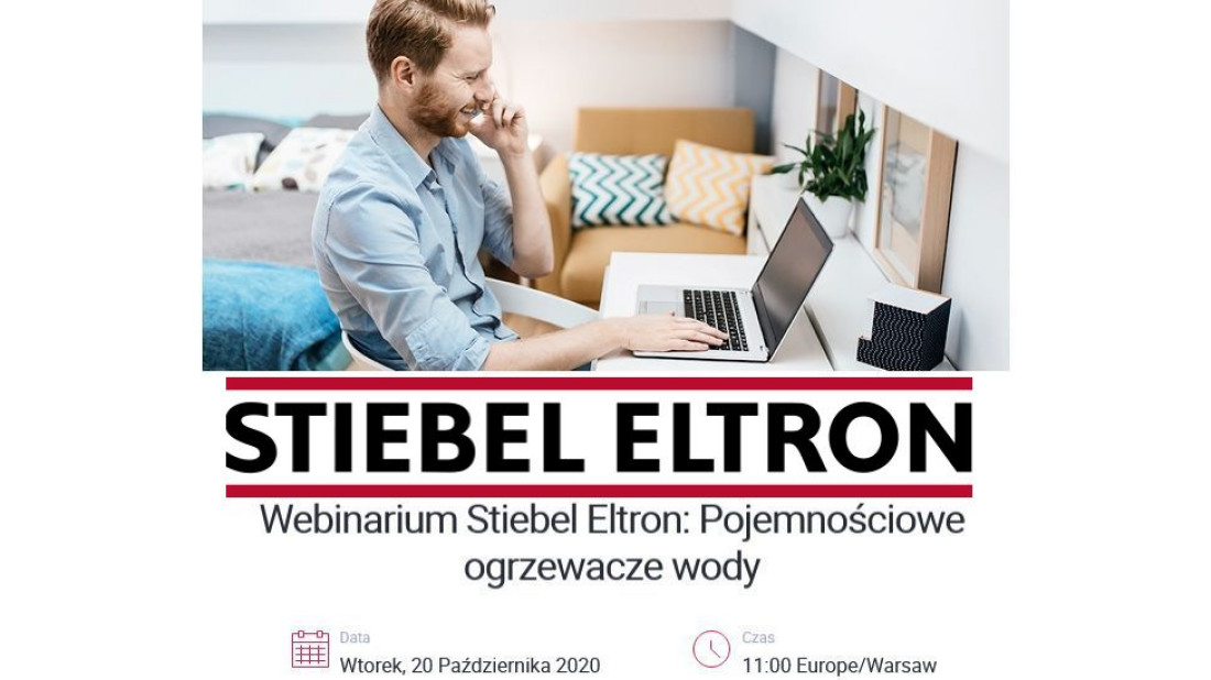 Bezpłatne webinarium Stiebel Eltron o pojemnościowych ogrzewaczach wody 