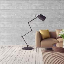 Płytka Metro bianco/graphite