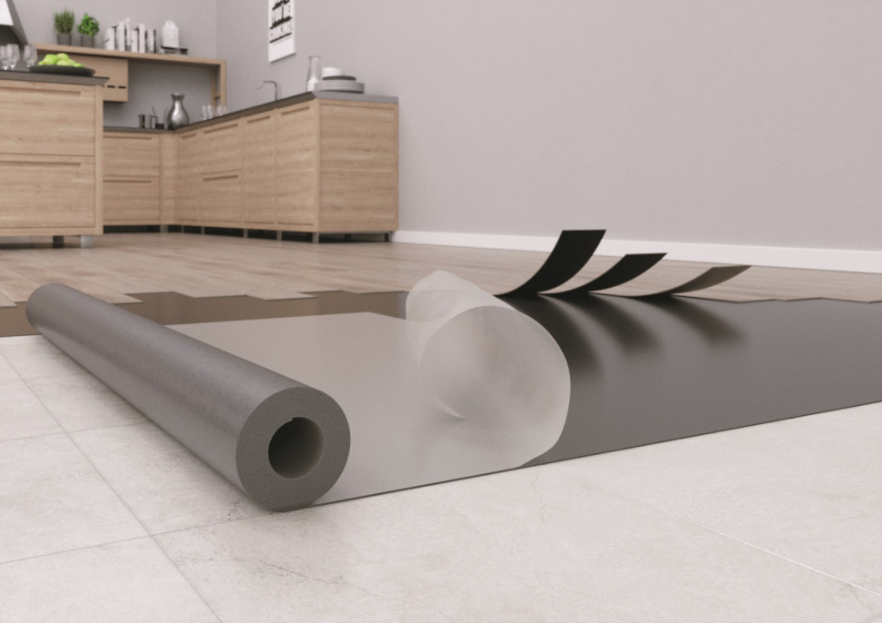 Nowoczesny podkład pod panele laminowane czy drewniane, który wintensywnie użytkowanych pomieszczeniach zwiększa trwałość posadzki