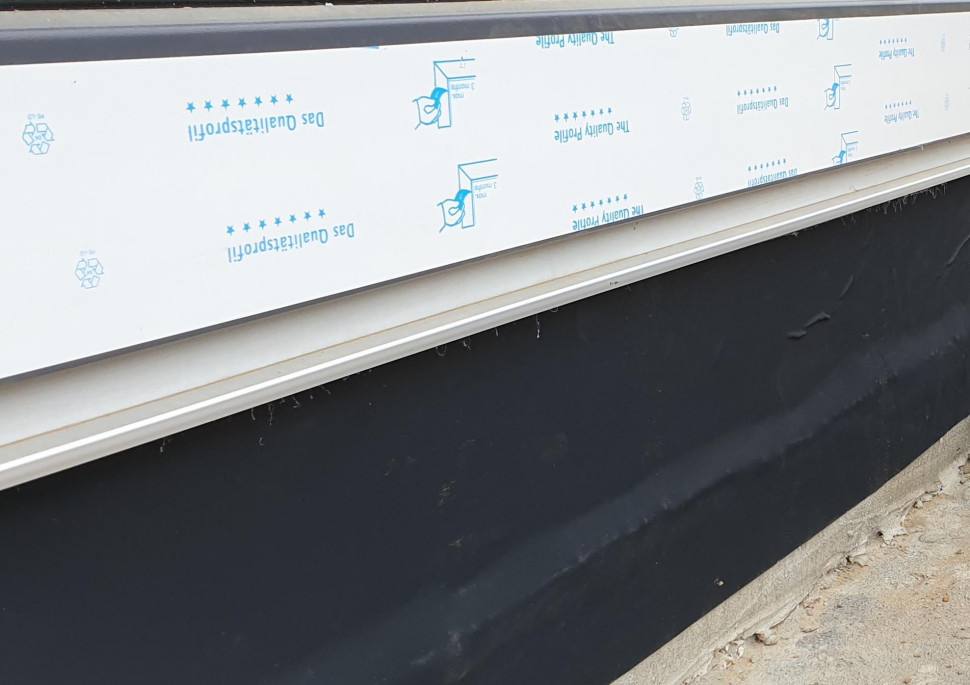 Zewnętrzna hydroizolacja progu tarasowego