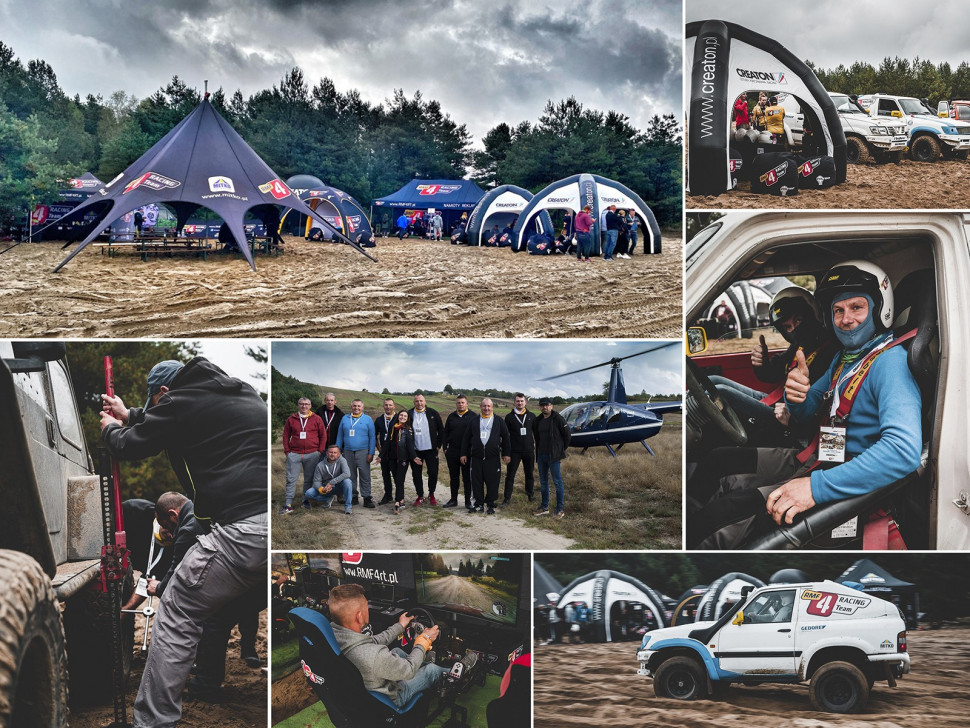 CREATON zaprosił 50 Top Dekarzy do miasteczka rajdowego na pustyni 