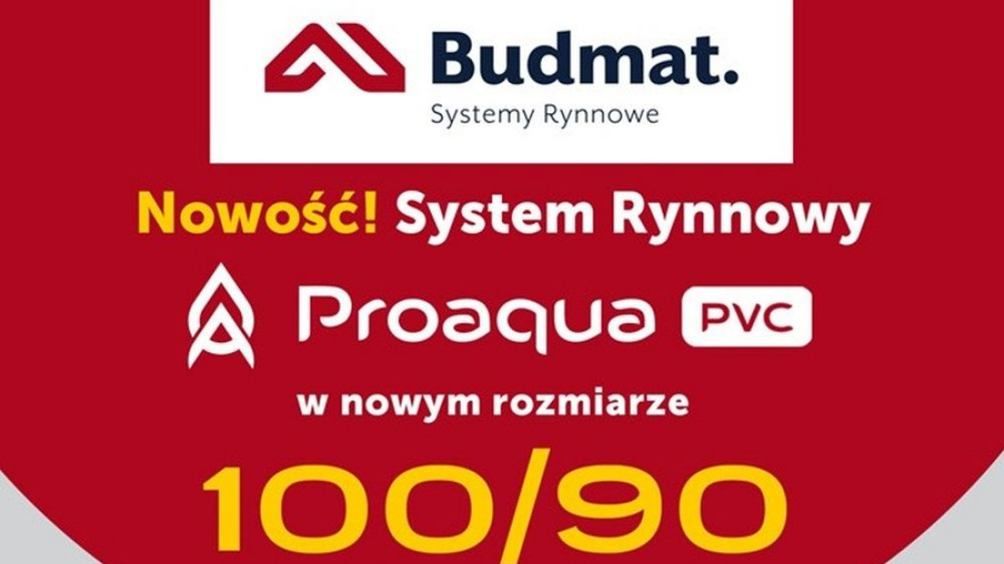 System Rynnowy PVC Proaqua w rozmiarze 100/90