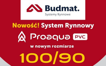 System Rynnowy PVC Proaqua w rozmiarze 100/90