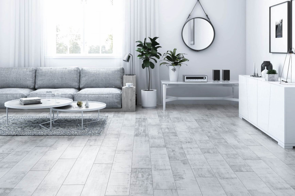 W stylu skandynawskim sprawdzi się podłoga o chłodnej tonacji