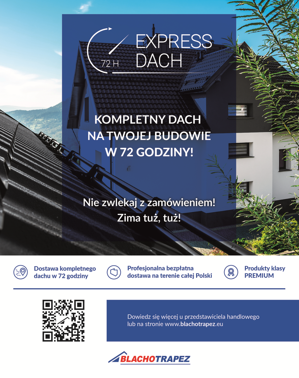 EXPRESS DACH 72h - plakat reklamowy