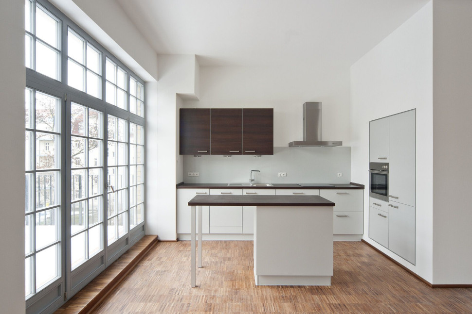 Kuchnia z oknami od strony wschodniej