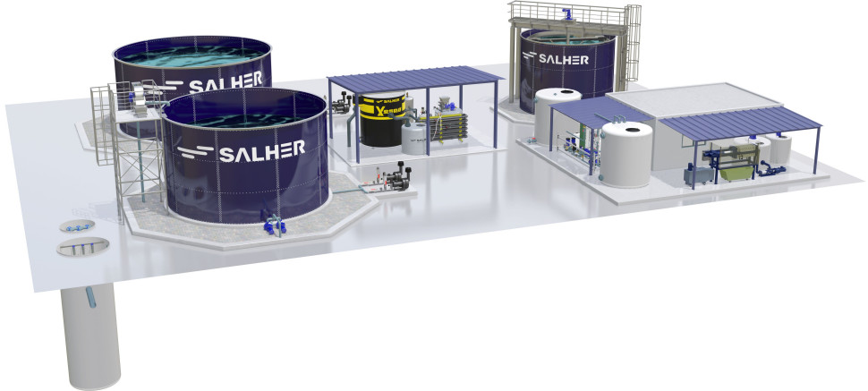 Oczyszczalnia Salher dla przemysłu mleczarskiego