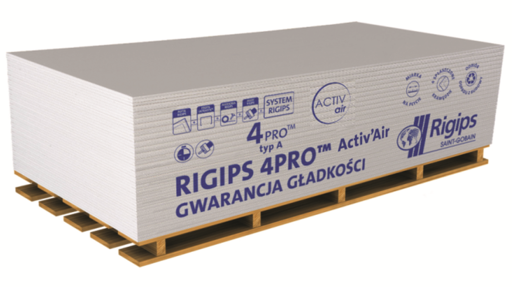 Płyta gipsowo-kartonowa 4PRO™ ACTIV’AIR®