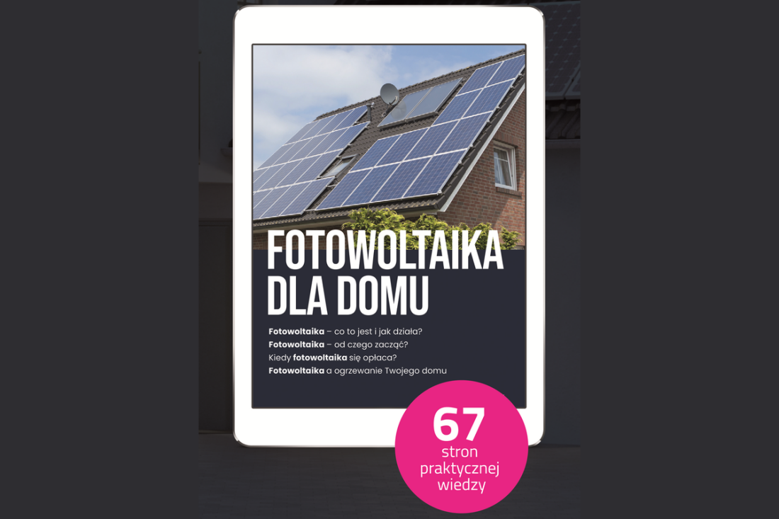 Bezpłatny e-book "Fotowoltaika dla domu" od TAURON