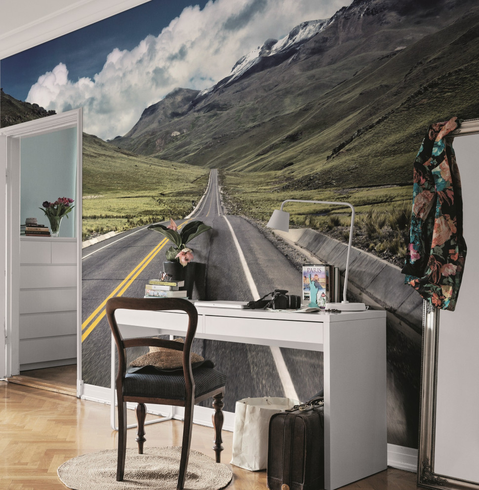 Fototapeta z górskim widokiem