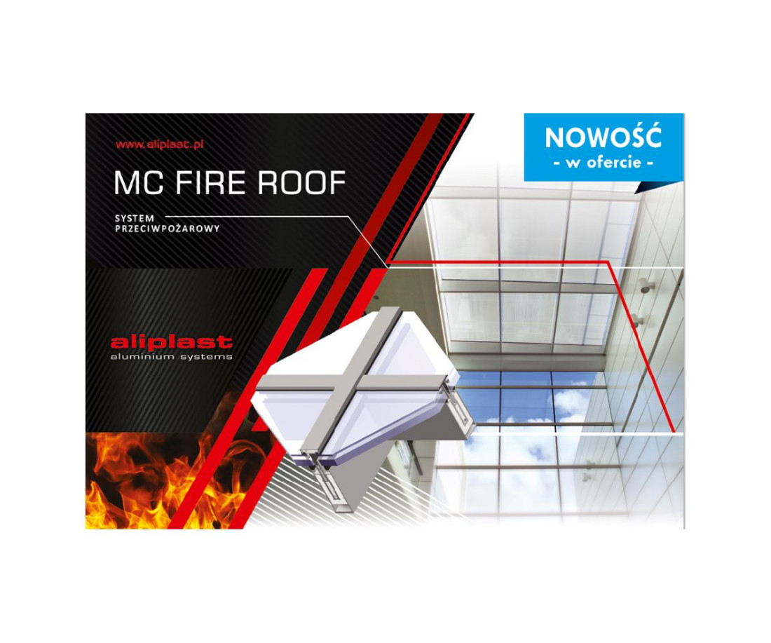 Świetliki dachowe MC FIRE ROOF - nowość Aliplast