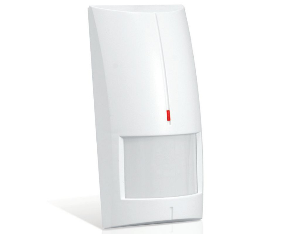 Czujka dualna, zbudowana z czujnika podczerwieni PIR i mikrofalowego