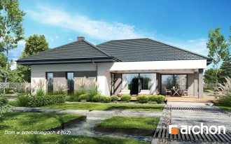 Przestronna parterówka z 2-stanowiskowym garażem - ten projekt domu ARCHON+ warto poznać bliżej!