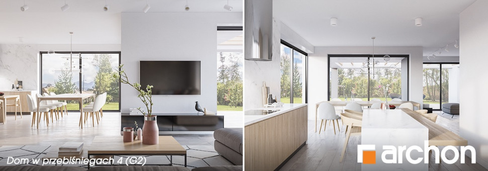 Dom w przebiśniegach 4 (G2) - salon