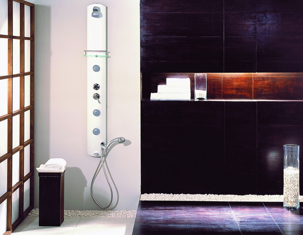 Panel prysznicowy z trzema dyszami