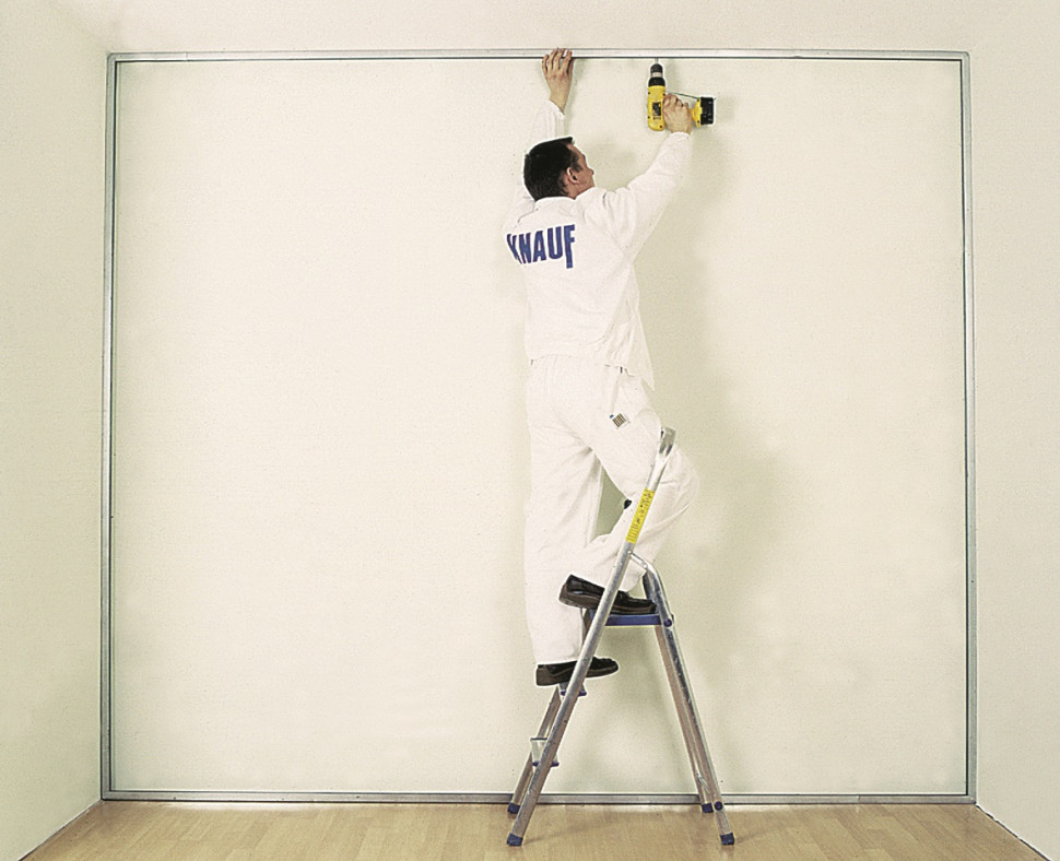 Mocowanie profili UD do ściany za pomocą wkrętów