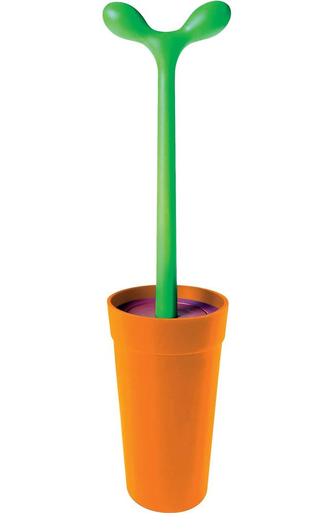 Szczotka do WC Merdolino marki A di Alessi; tworzywo termoplastyczne