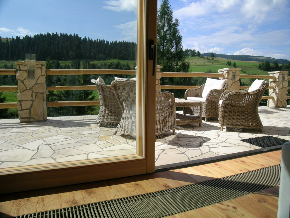 Grzejnik kanałowy - aranżacja