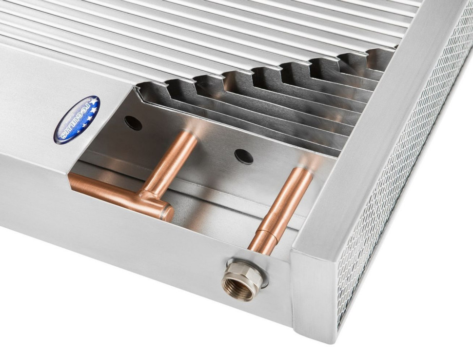 Grzejnik ścienny - widok wnętrza