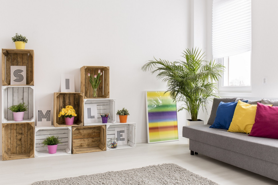 Jedynka Perfekcyjnie Biała na ścianach w mieszkaniu. fot. Tikkurila