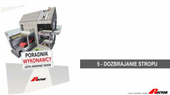 RECTOR Polska, Poradnik Wykonawcy Cz. 5, Dozbrajanie Stropu.