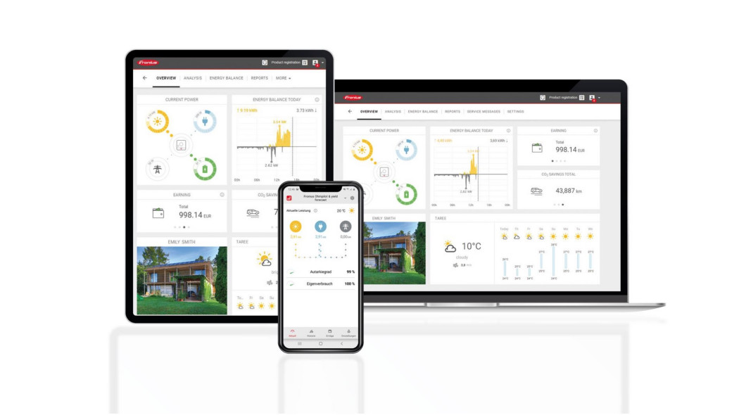 Nowe aplikacje Fronius monitorujące instalacje PV
