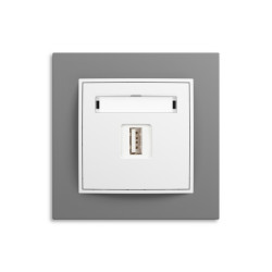 Ładowarka USB i ramka z tworzywa MINI