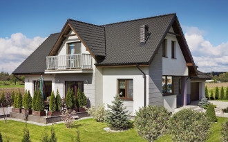 Trwała dachówka o asymetrycznej fali - Bałtycka BMI Braas