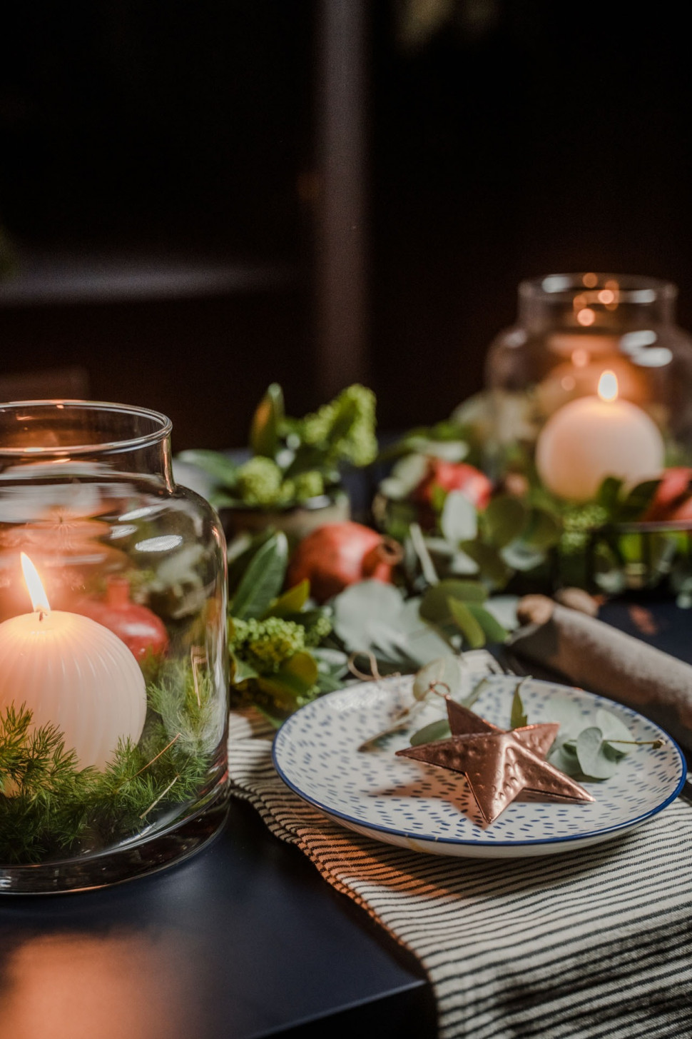 Stół rozkładany Creative (blat indygo, nogi płoza metalowa)