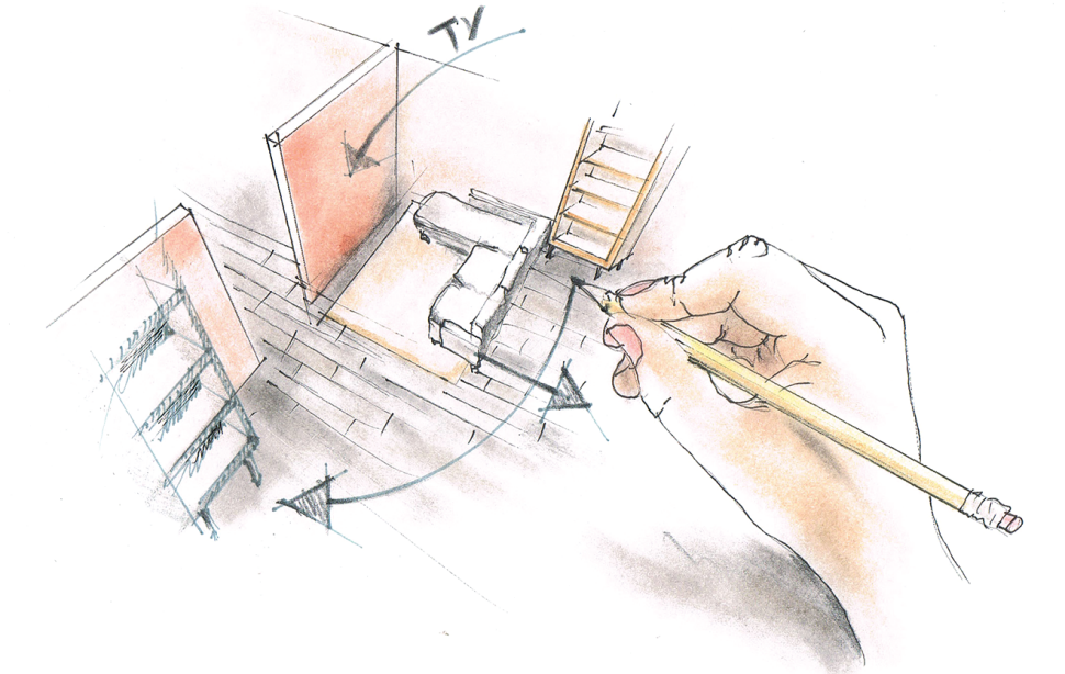 Projektowanie wnętrza - grafika