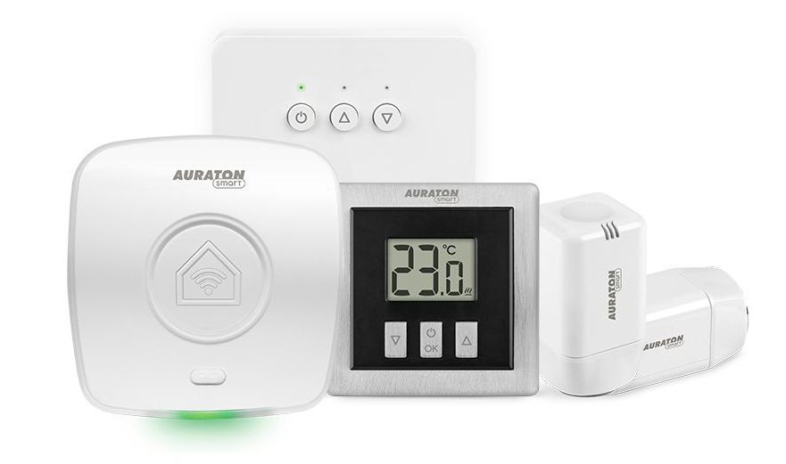 Urządzenia wchodzące w skład w inteligentnego systemu ogrzewania AURATON SMART. fot. AURATON