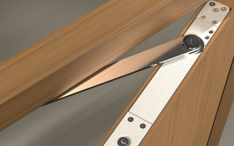 Ukryty samozamykacz do drzwi przeciwpożarowych VTS 736