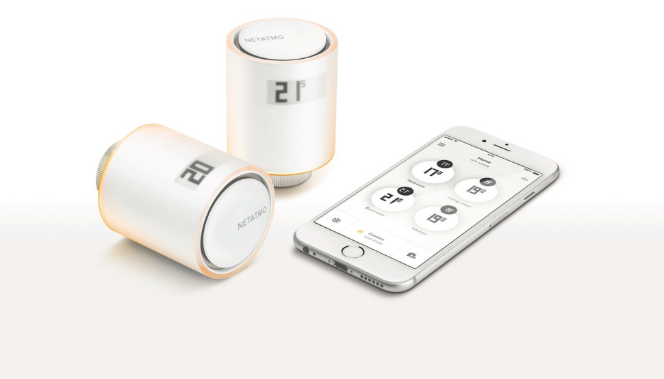 Inteligentnym Termostatem Netatmo steruje się smartfonem 