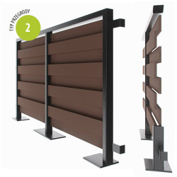 Przegrody balkonowe klasyczne