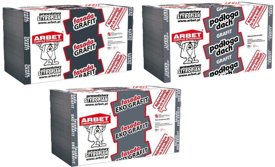 Grafitowe płyty styropianowe ARBET. fot. ARBET