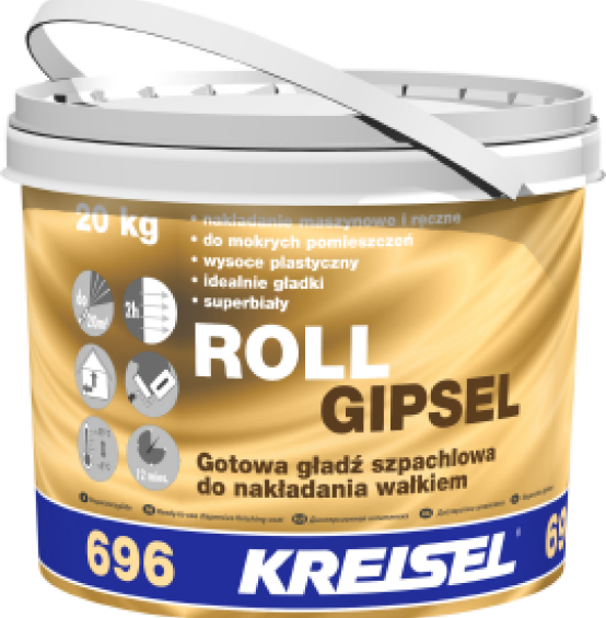 Gotowa gładź polimerowa ROLL GIPSEL 696