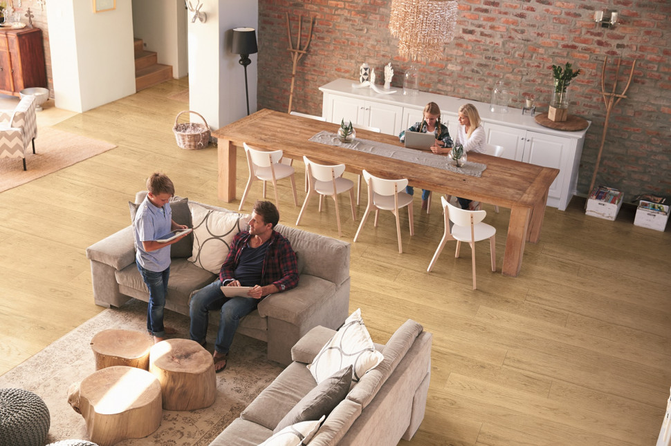 Deska dwuwarstwowa Deco Line Dąb Champagne lakierowany