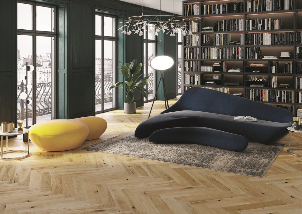 Drewniana podłoga trójwarstwowa Dąb Grand Canyon Jodła Klasyczna 130