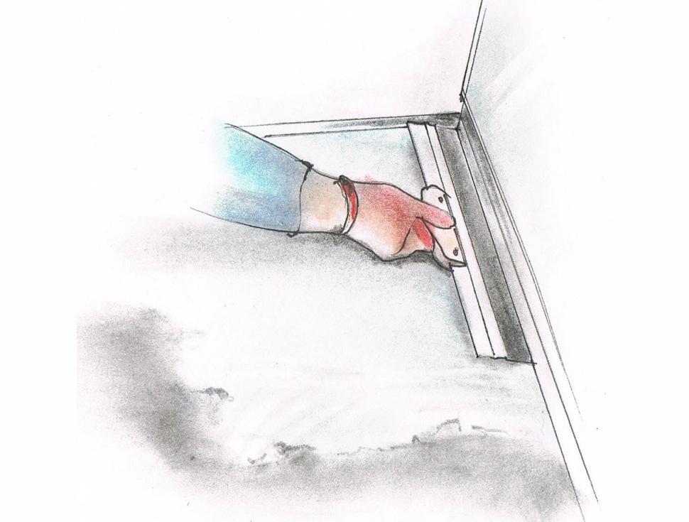 Rozprowadzenie hydroizolacji na całej powierzchni balkonu