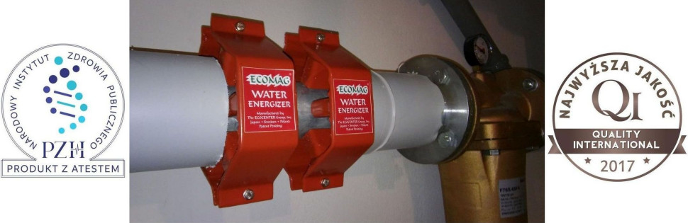 ATEST HIGIENICZNY BK/W/1225/2019 dla magnetyzerów do wody Ecomag®. fot. Akra