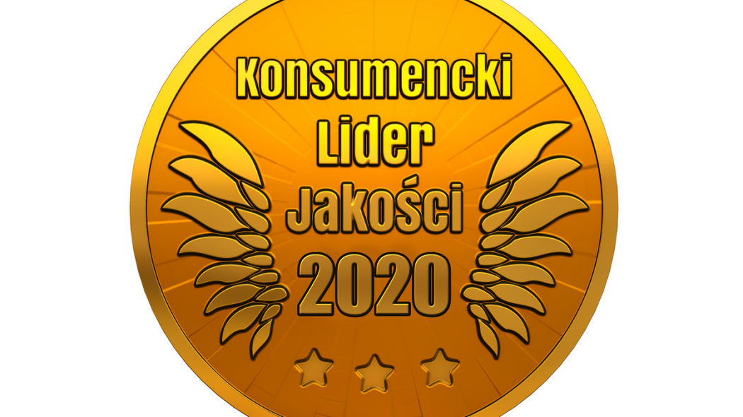 Złote godło Konsumencki Lider Jakości 2020 dla marki JONIEC®