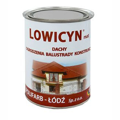 Farby do malowania powierzchni ocynkowanych LOWICYN mat