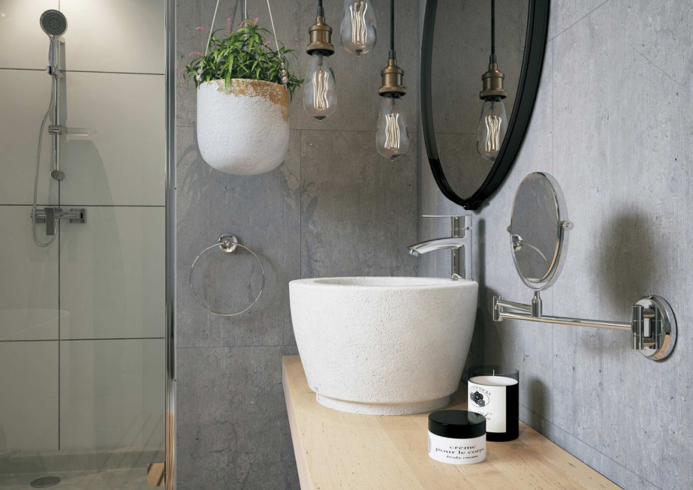 Bateria umywalkowa stojąca Veneto VerdeLine. fot. FERRO