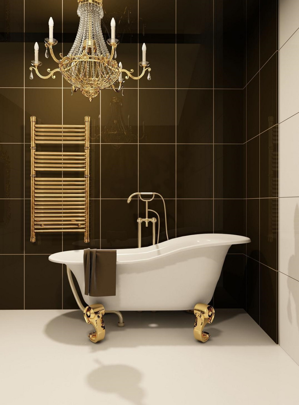 Nowoczesny grzejnik drabinkowy firmy Atlantic Polska