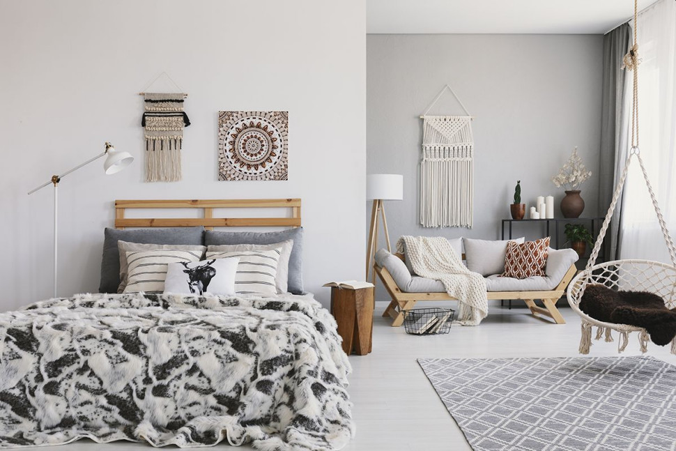 Modne wnętrze w stylu boho