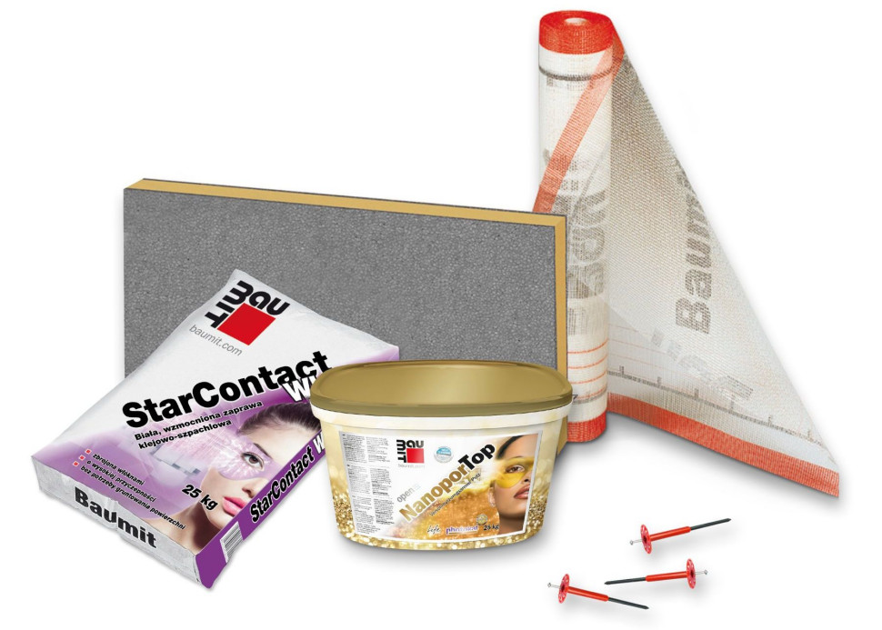 Elementy systemu ociepleń Baumit StarSystem Resolution. fot. Baumit