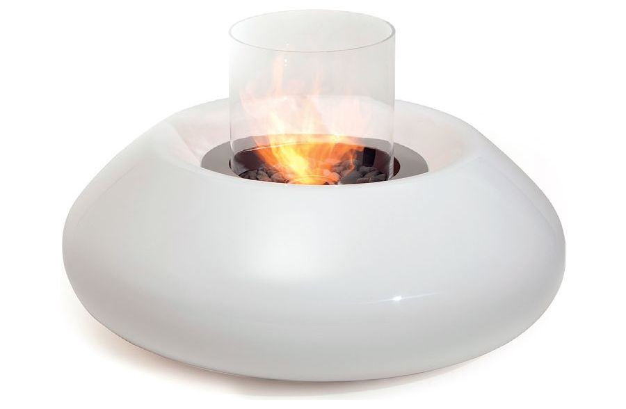 Przenośny biokominek Bubble Commerce marki Planika, zaprojektowany przez Serge'a Atallaha