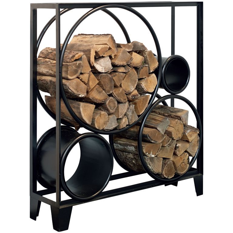 Stalowy stojak na drewno marki Serax